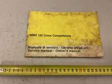 brochure depliant cagiva 125 wmx libretto uso e manutenzione