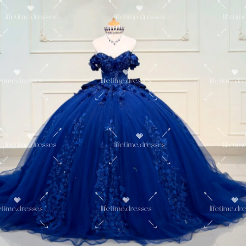 Abiti quinceanera blu - abiti,