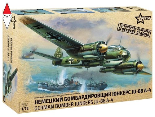 Kit zvezda german bomber - kit,