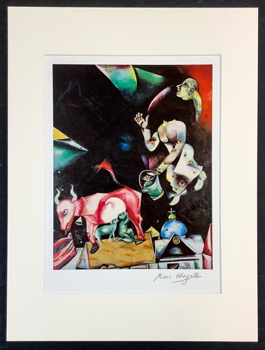 Marc chagall litografia - chagall,