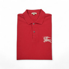 Polo rossa Burberry Slim Fit