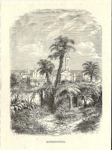 Stampa antica bordighera - antica,