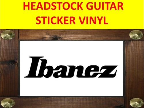 Ibanez black stickers vinyl - black,