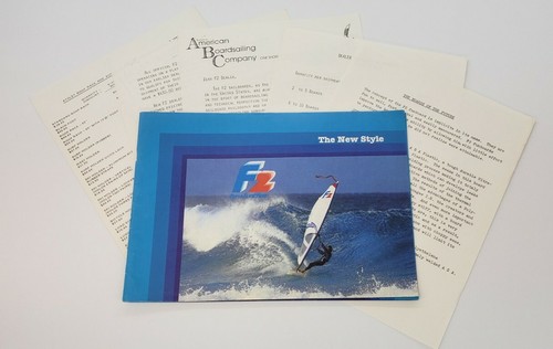 Brochure vintage windsurf - f2,