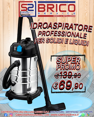 Idroaspiratore professionale - ,