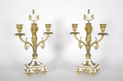 Coppia candelabri luigi xvi - di,