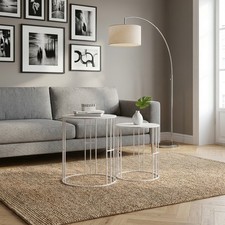 Set 2 Tavolini Tondi Ferro