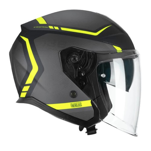 Casco jet cgm - cgm, fibra