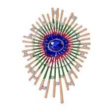 1 PZ Unique Brooch Pin