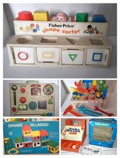 Lotto giochi Vintage Fisher-Price CO-MA anni 70 80