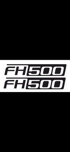 Coppia adesivi volvo 500 - coppia, fh
