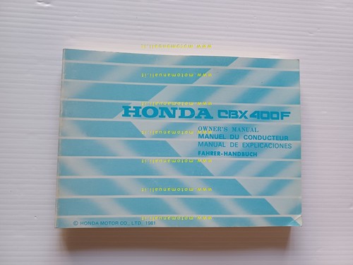 Honda cbx 400 1981 - cbx, f