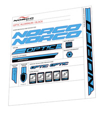 Kit Adesivi Telaio MTB Norco