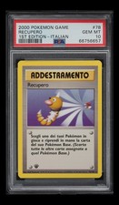 POKEMON PSA 10 ADDESTRAMENTO