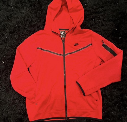 Nike tech fleece red - size, l