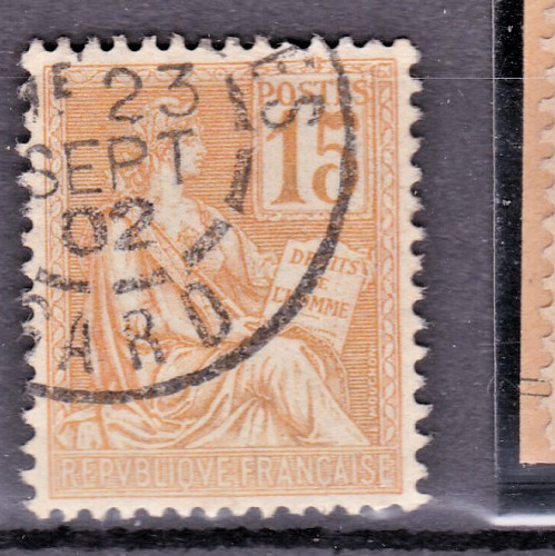 Timbre 1900 france mouchon - france,