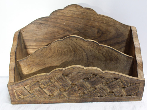 Porta lettere scrivania legno