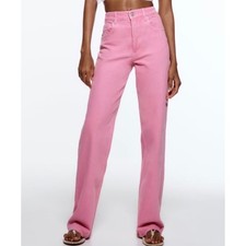 Jeans Zara vita alta gamba
