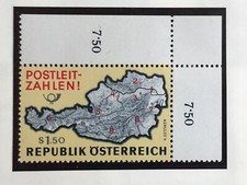 AUSTRIA 1966 Introduzione dei codici postali - inutilizzati ** con bordi