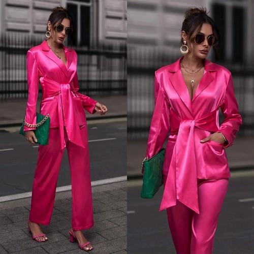 Tuta donna business raso seta