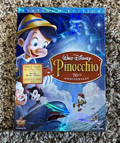 Walt disney pinocchio dvd 70th - dvd,