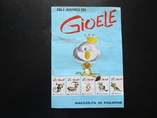 ALBUM GLI AMICI DI GIOELE CON 18 FIGURINE SU 100 + 8 DOPPIE COLUSSI 1968 !!!
