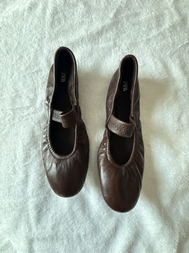Ballerine zara pelle con - in,