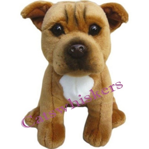 Peluche red staffordshire bull - peluche,