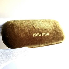 fodero occhiali da sole MIU MIU sunglasses case custodia astuccio velluto box
