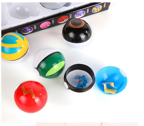 12pz mini pokeballs misti - mini, 2”