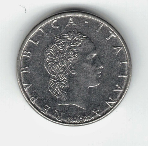 Italia moneta lire piccolea - moneta, 50