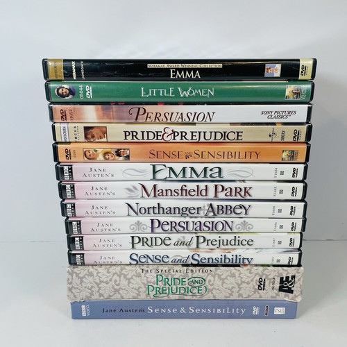 Jane austen dvd lot little - austen, 13