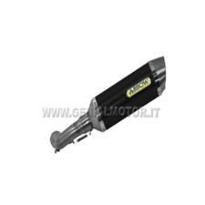 Terminale di Scarico Arrow Street Thunder Allu Nero Honda Cb 1000 R 2008 > 2016