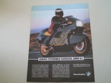 advertising Pubblicità 1990 MOTO BMW K1