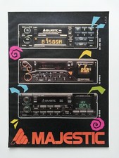Clipping Ritaglio Pubblicità Doppia 1993 MAJESTIC Radio Stereo per Auto