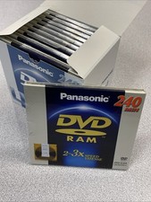 10 Panasonic DVD-RAM 240 min