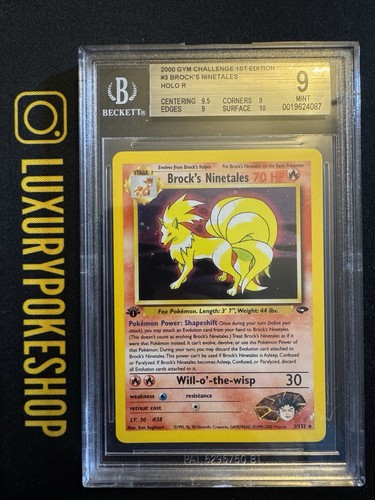 Carta card pokemon brock - carta,