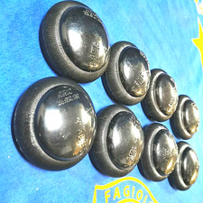 PLASTICA FIAT 615-645 VETRINO LATER. 8 pz. NERO INGOMBRO FANALE AUTOCARRO 682   