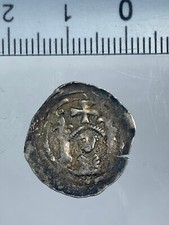 r73_211) Austria Pfennig ATTRIBUITED TO Bernhard II Duke of Carinthia  1202-1256