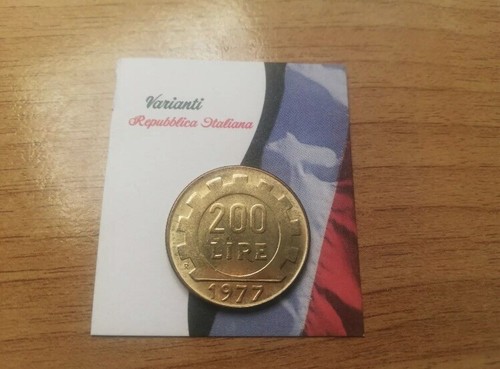 Rarissima 200 lire 1977 con - lire,