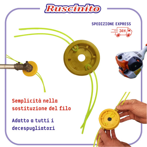 Testina testa filo ricambio - testina,