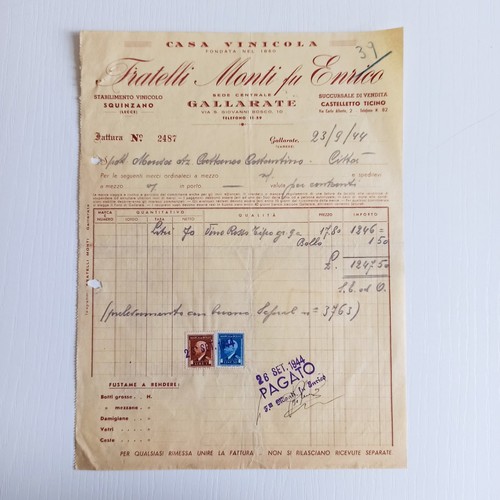 1944 casa vinicola fratelli - 1944,