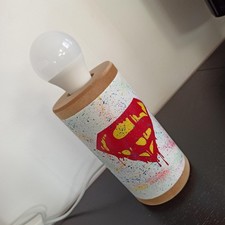 Opera Superman Lamp Pop Art Oliver Lampada Cm 18 X 9 Pezzo Unico