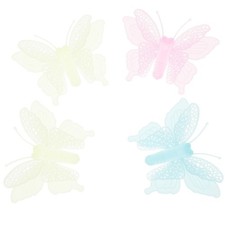  16 Pcs Adesivi Farfalle