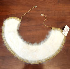 Girocollo visone bianco