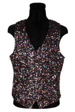 Gilet frack paillettes giacca