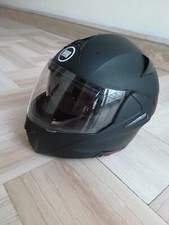 BHR Casco Modulare per Moto, Taglia XL - Nero Opaco