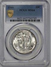 1944 Walking Liberty 50c