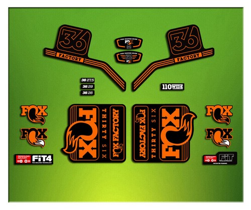 Adesivi forcella factory fox - adesivi,