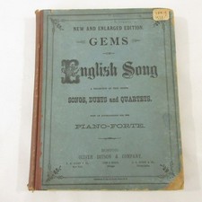 Antique Sheet Music Song Book